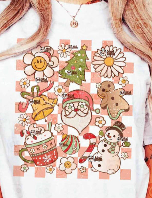 Girly Christmas Check
