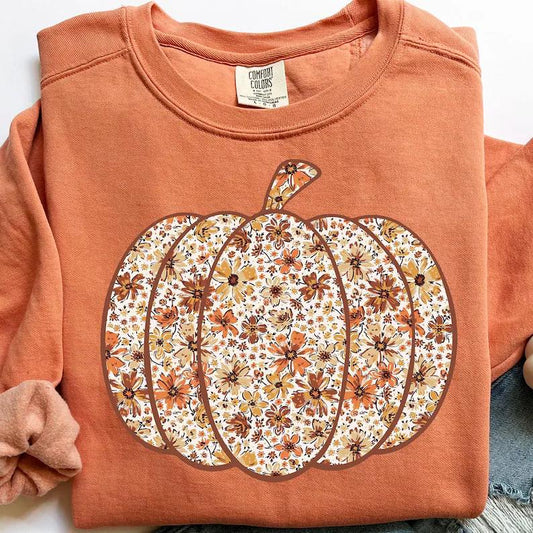 Floral Pumpkin