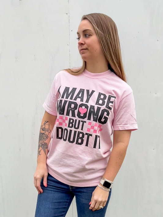 I May be Wrong